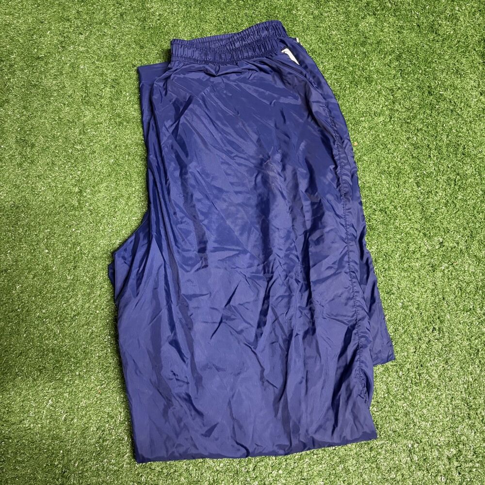 Vintage 90s Nike Joggers Men’s XL Blue White Athletic Pants Retro Track Style